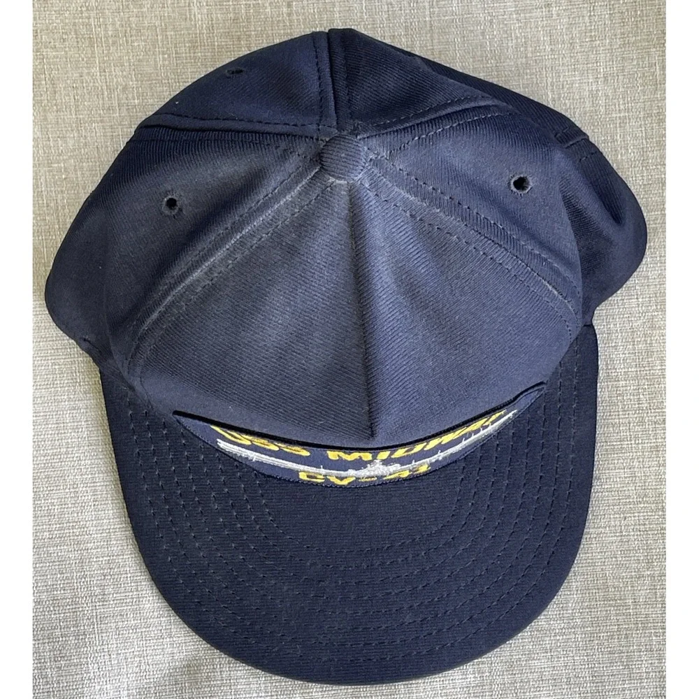 USS Constellation CV - 64 Hat SnapBack Adjustable US Navy Eagle Crest Made in US